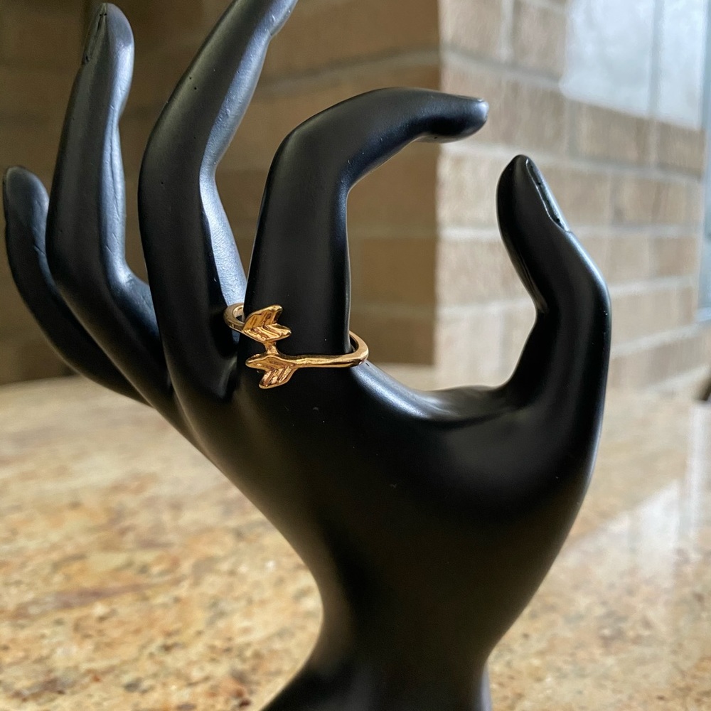 gold arrow wrap ring